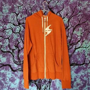 NWOT Blizzard Skis Burnt Orange Zip Up Hoodie